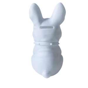 Produit phare : Artisanat d'art en résine pour peinture fluide, ours graffiti, tirelire ours DIY, surface blanche vierge, lampe lune, <span class=keywords><strong>bouledogue</strong></span> - Product Image 3