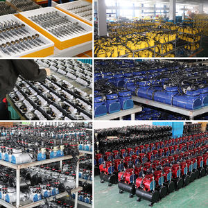 Kit aérographe avec compresseur à réservoir de 3,5 L 1/5 HP, aérographe double action de 0,3 mm, tuyau, ensemble <span class=keywords><strong>complet</strong></span> pour atelier de peinture continue - Product Image 5