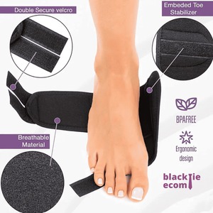 Correcteur d'hallux valgus réglable et séparateur d'orteils pour le soulagement de la douleur et le soutien de l'alignement du pied - Vente en gros - Product Image 5