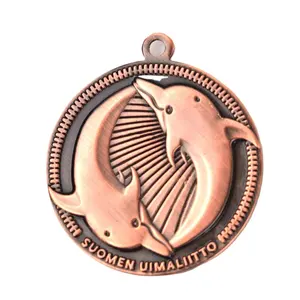 Oem Artigifts fabrika doğrudan satış hiçbir Minimum özel kendi Logo yapmak bakır 3D madalya kazınmış Metal madalyalar ödülü plaket ödül