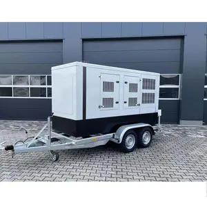 Generator diesel seluler trailer sunyi, semua daya 600kw 600 kw 600kva Harga 600kw untuk ethiopia