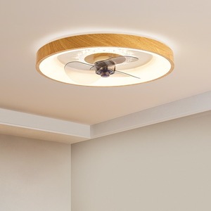 Ventilador de Techo con Luz, Estilo Moderno <span class=keywords><strong>2021</strong></span>, Lámpara de Madera de Nogal para Dormitorio, Comedor, Hogar - Product Image 3