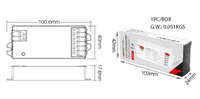 Contrôleur LED RGB RGBW RGBCCT 3 en 1 Miboxer, outil de câblage instantané sans outil, contrôleur de lumière LED E3-RF
