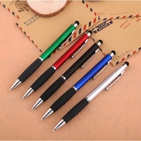 Stylo Gel Multifonctionnel Personnalisable avec Logo, Pointe 1,0 mm, Encre Noire et Bleue, Écologique, Rechargeable, Promotionnel, Nouveauté pour Écran Tactile