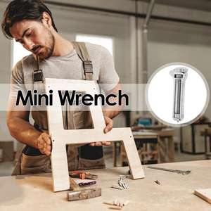 Mini Wrench Pocket Portable <b>Multitool</b> Spanner Tools for Outdoor Camping Compact Titanium Multifunctional Tool Wrench - Product Image 4