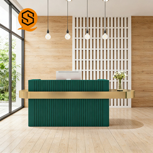 Mostrador <span class=keywords><strong>de</strong></span> Recepción Moderno Comercial, Mostrador <span class=keywords><strong>de</strong></span> Recepción Moderno para Empresas, Tiendas, Salones - Product Image 6