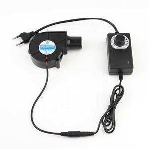 <span class=keywords><strong>Ventilateur</strong></span> de refroidissement portable <span class=keywords><strong>silencieux</strong></span> CX7530B12L à prise UE, contrôleur de vitesse 7530 DC 12V 0.36A le plus vendu pour barbecue et poêle à bois - Product Image 1