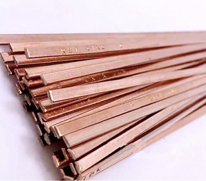 Batang las tembaga fosfor kulkas kulkas L201 BCuP-2Phosphor tembaga datar elektroda kawat tembaga - Product Image 6