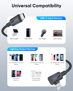 Câble de charge rapide SUNGUY Type C 20W, câble de données haute vitesse pour téléphone portable, ordinateur portable, logo personnalisé, câble de charge USB-C - Product Image 5
