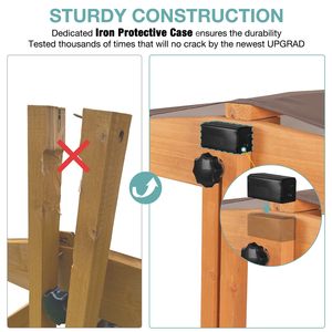 Caja de arena para niños con <span class=keywords><strong>productos</strong></span> Space Drink Bancos plegables para mantenerlo Cubrir 90 L <span class=keywords><strong>Cecotec</strong></span> Pumba 8000 Caja de arena para niños - Product Image 6
