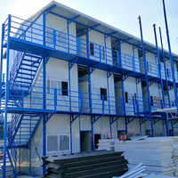 Immobilier préfabriqué bon marché K Type Construction rapide Maison préfabriquée anti-ouragan K Type Maison pour dortoir