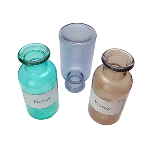 Personalizzare vetro colorato vasi di <span class=keywords><strong>fiori</strong></span> di nozze centrotavola di vetro moderni vasi per la decorazione della tavola - Product Image 6