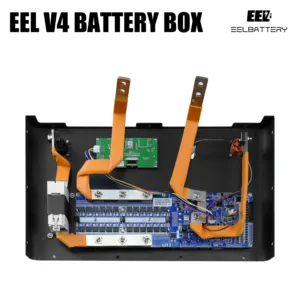 Eel kit de bateria para armazenamento de energia, caixa de metal à prova d'água, modelo mais recente, 48v, 280ah, 5kwh, 15kwh, lifepo4 com 16s, bms