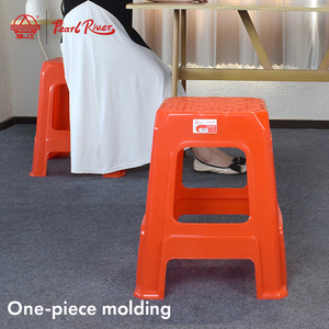 Durable Stackable Plastic Side Chair <b>with</b> Durable Grain Finish - Product Image 5