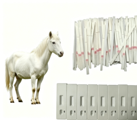 Kit de test de grossesse précoce pour chevaux, résultat visuel en 10 minutes, durée de conservation de 2 ans, test vétérinaire rapide réutilisable pour chevaux