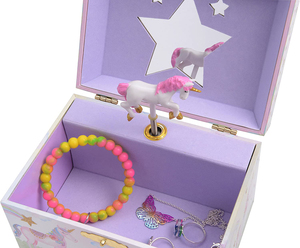 Elegant Music Jewelry Storage <b>Box</b> with <b>Mirror</b> Interior Custom Logo Gift <b>Box</b> for small Jewelry Brands and Retail Stores storage - Product Image 2