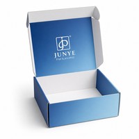 Offre Spéciale Faible MOQ OEM Emballage Cadeau E-commerce Vêtements Boîte en Carton Ondulé à Impression Dégradée Personnalisée avec Logo pour Expédition en Colis Plat