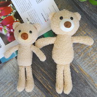 Ours Poupée Pendentif Porte-clés Mini Peluche Jouet avec Petits Accessoires PP Rempli Anime Peluche Jouets En Gros
