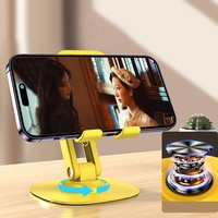 Support de téléphone et tablette universel pliable en ABS+fer avec hauteur et angle réglables Blanc/Noir Design flexible pour iPad Pro