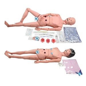 Cuidado de Personas Mayores: Maniquí de Cuidado de Personas Mayores con Funciones Completas, Maniquí de Goma para Entrenamiento y Enseñanza, Simulador de Medición de Presión Arterial - Product Image 2