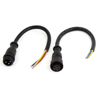 2, 3, 4, 5, 6, 7, 9 Pin IP68 M12 impermeable conector de alimentación Sp13 Cable