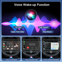 Adaptateur sans fil CarPlay et Android Auto pour BMW Série 1/2/3/4/5/7 X1/X3/X5/X6 MINI X4 - Commande vocale USB Type-C