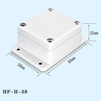 Boîtier de jonction étanche personnalisé, petit boîtier en plastique, boîtier électronique IP65, boîtier en plastique ABS résistant aux intempéries pour extérieur
