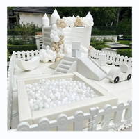 Fosse à balles en mousse pour les tout-petits Jeu doux pour les tout-petits aire de jeux Fosses à balles gonflables Piscine pour enfants Ensemble de jeux souples Fosse à balles