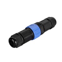 Connecteur d'alimentation M25 Push autobloquant 2 broches 50A pour batterie lithium et stockage d'énergie, connecteur mâle étanche IP67 50A