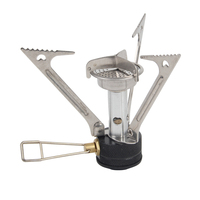 Ultra-léger réglable portable mini autres accessoires de camping accessoires de cuisinière à gaz brûleur à gaz extérieur