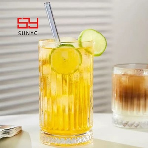 Whisky Glaswerk Leverancier Geribbeld Ontwerp Custom Logo Machine Ambachtelijke Groothandel Kristal Whisky Glazen Beker - Product Image 2