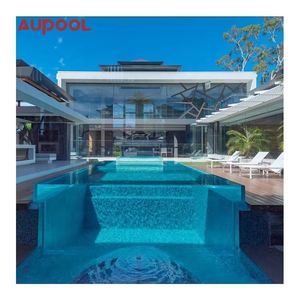 Piscina Infinita Grande de Acrílico Transparente y Fibra de Vidrio, Sobre el Suelo, Experiencia Premium de Recreación al Aire Libre - Product Image 5