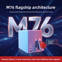 HM76 Home 4G RAM 64G SSD Dua Disk Server Jaringan Ekspansi Ponsel NAS MINI PC Penyimpanan Cloud Pribadi 2 Bay
