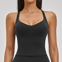 Soutien-gorge de sport respirant pour femme, dos croisé, pour le yoga et l'entraînement en salle de sport