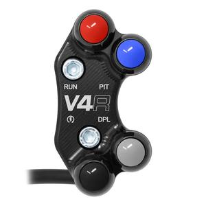 Interruptor de manillar derecho para Ducati Panigale V4 R (agujeros desalineados) - Product Image 1