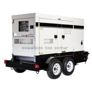 トレーラー付き防音発電機ディーゼル<span class=keywords><strong>30Kva</strong></span> 40 Kva 50Kva 100KvaモバイルトレーラーACディーゼル発電機トラクター用 - Product Image 4