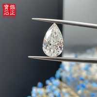 Diamante Cultivado en Laboratorio con Certificación IGI Premium, Corte Pera, CVD HPHT, 1-5 Quilates, VVS-VS, Corte Excelente, Venta al Por Mayor para Joyería