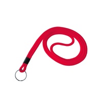 Lanière en polypropylène côtelée unie, durable, avec clip Bull DOG, pour la rentrée scolaire, plusieurs couleurs, en stock, vente en gros OEM économique