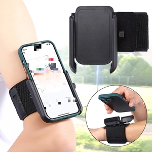 New Wristband Phone Holder 360°Rotatable Universal Sports Wristband for Smartphone Running Armband for Hiking Biking Walking - Product Image 1