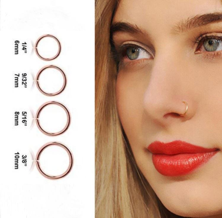 6mm Septum Piercing 10mm Hot Selling Unisex 22 Gauge 6mm 8mm 10mm