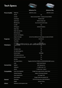 RC awol Vision aetherion Pro 4K โปรเจกเตอร์อัจฉริยะ2600 ISO Lumen รองรับ3D HDR 10 + Google TV - Product Image 5