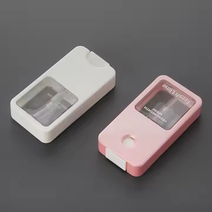 Vacío 10ml plástico Mini bolsillo tarjeta de crédito niebla Perfume Spray botella para desinfectante de manos - Product Image 6