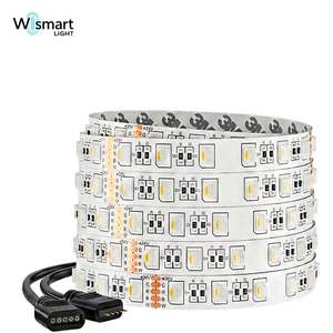 Bande <span class=keywords><strong>LED</strong></span> RGBW 4-en-1 DC 12V/24V, 60/96 <span class=keywords><strong>LED</strong></span>/m SMD5050, CRI 90+ Blanc Pur, Ruban Flexible à Changement de Couleur RGB, PCB 12mm - Product Image 1