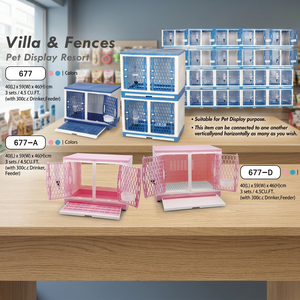 Casas de Plástico para Mascotas, Forma Cuadrada - Product Image 3