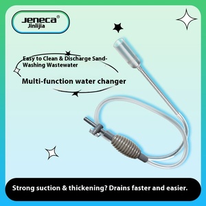 Jeneca Nieuw Ontworpen Aquarium Grindreiniger, Sifonische Aquarium Waterwisselaar, Vacuüm Visuitwerpselen Verwijderaar En Waterfilter - Product Image 3