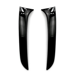 Aileron arrière BMW noir piano en ABS avec texture fibre de carbone, 2012-2019 F20 F21, ailerons latéraux, spoiler supérieur, pièce de modification - Product Image 2
