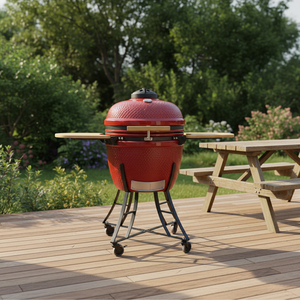 <span class=keywords><strong>Barbecue</strong></span> Kamado AUPLEX 24 pouces, <span class=keywords><strong>barbecue</strong></span> au charbon de bois, <span class=keywords><strong>barbecue</strong></span> d'extérieur, poêle portable de jardin, four en céramique Kamado, fumoir, camping - Product Image 1