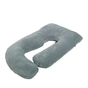 Almohada de Maternidad en Forma de J, Ajustable, Relleno de Poliéster, para Dormir de Lado, Espalda, Vientre y Rodillas - Product Image 1
