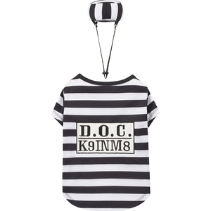 Perro divertido disfraz prisión gato ropa perro disfraz Halloween uniforme traje cachorro Festival perro ropa para fiesta - Product Image 3