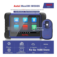 Escáner de diagnóstico universal Autel MaxiIM IM508S, herramienta de programación de llaves, OBD2, pantalla LCD Android, detección de fallas automotrices